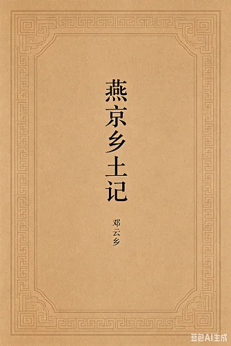 燕京乡土记
