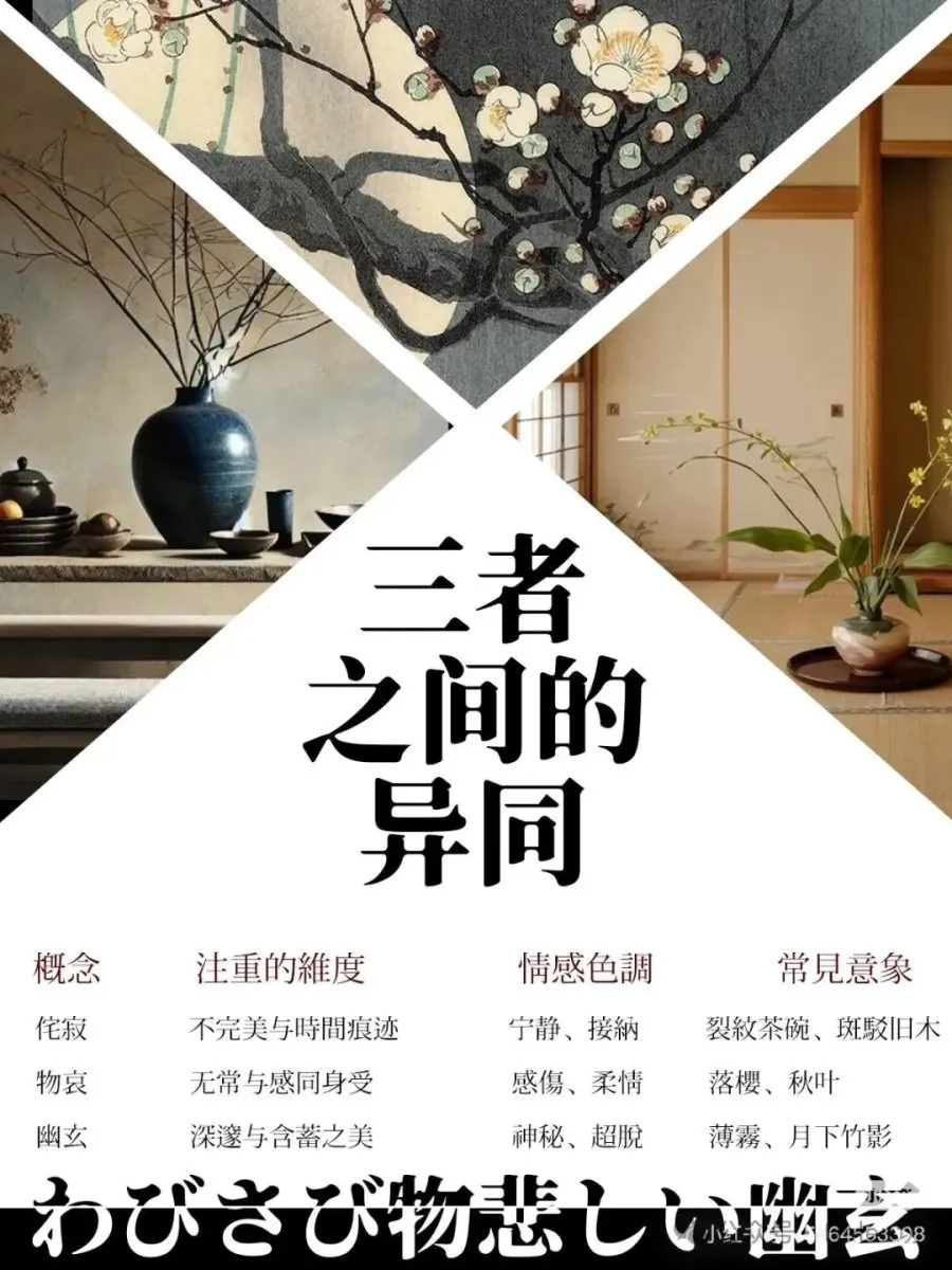 日本三大美学：侘寂 物哀 幽玄