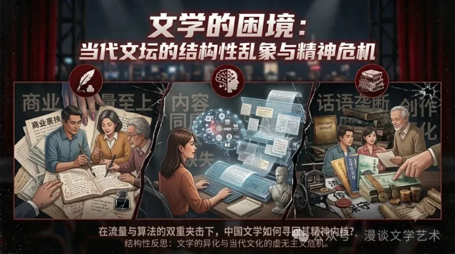 文学的困境：“批发式颁奖”-当代文坛的结构性乱象与精神危机