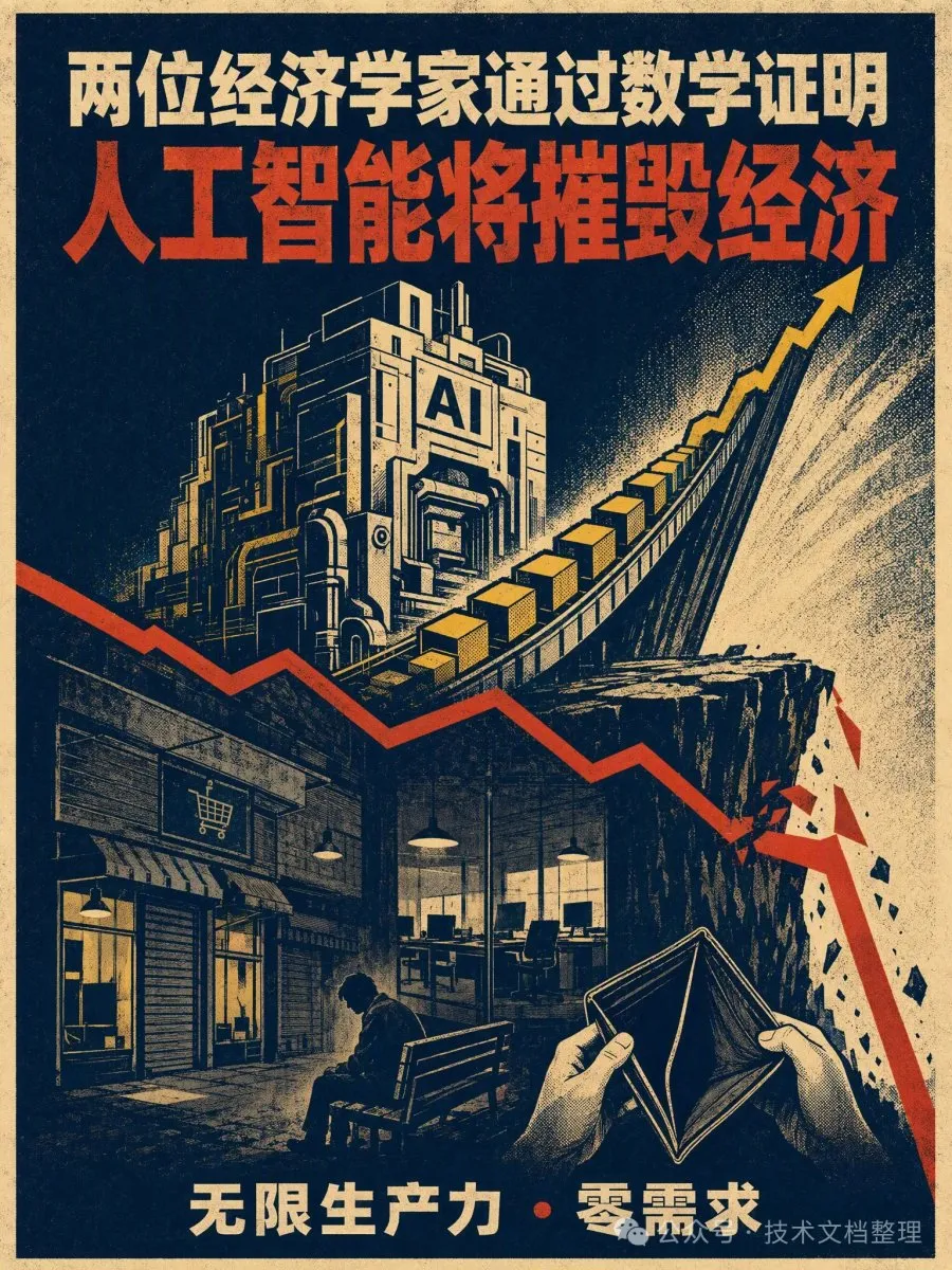 经济学家通过数学证明,人工智能将摧毁经济 经济学家通过数学证明,人工智能将摧毁经济