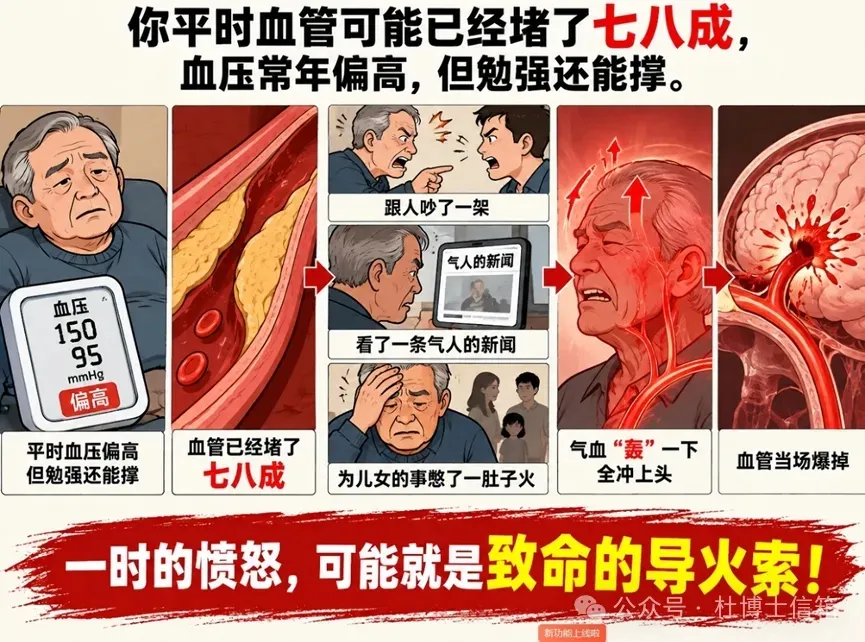 敬一丹脑出血走了！〈黄帝内经〉里，医学课本没教的中风“导火索”
